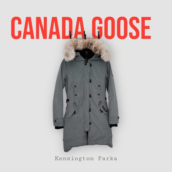 Canada Goose Gray Kensington Parka - Picture 1 of 3